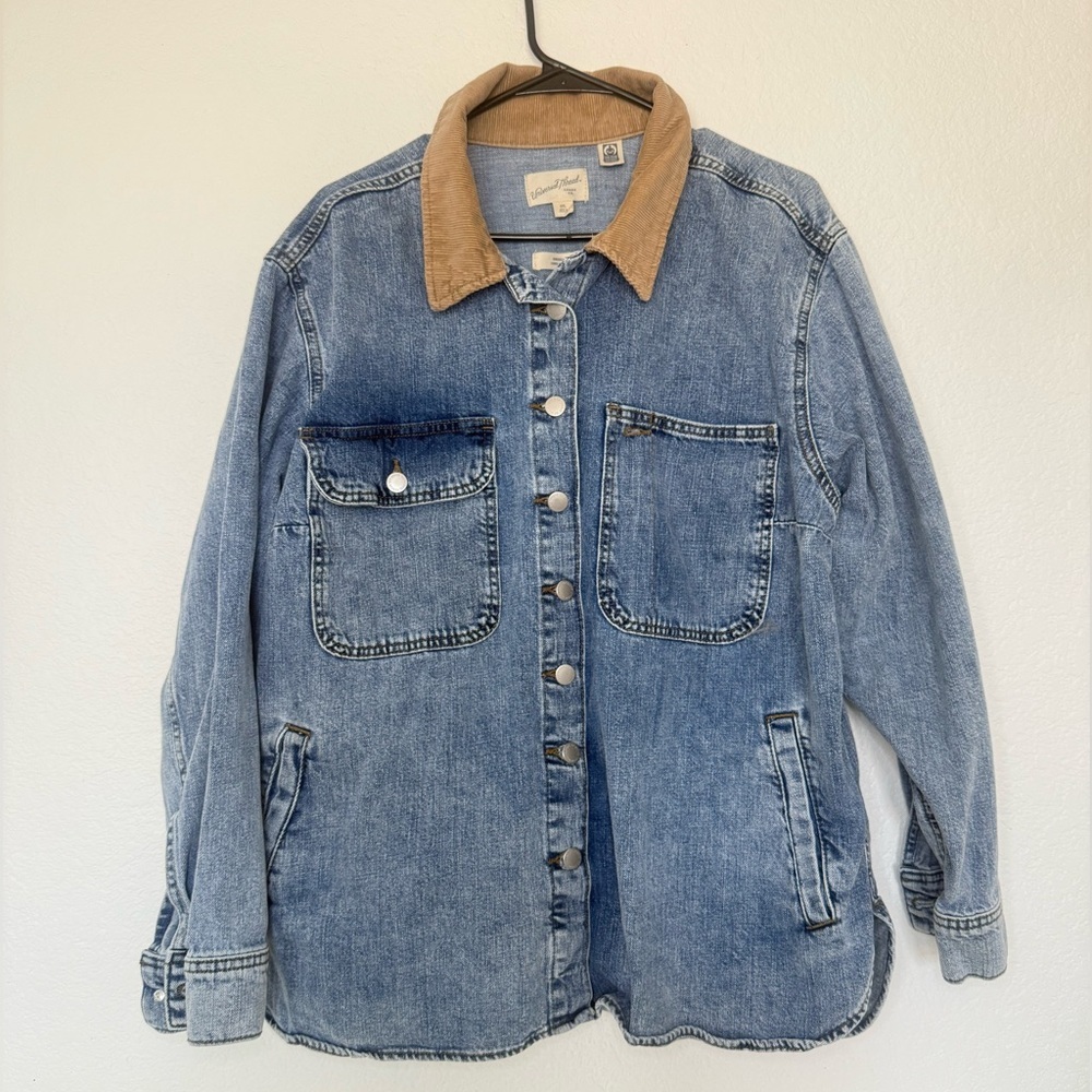 Universal Threads Oversized Long Sleeve Denim Jean Jacket | Size XXL